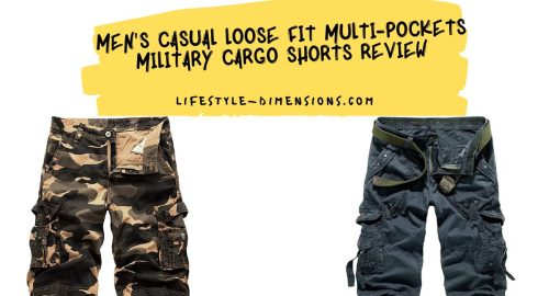 Men's Casual Loose Fit Multi-Pockets Military Cargo Shorts Review